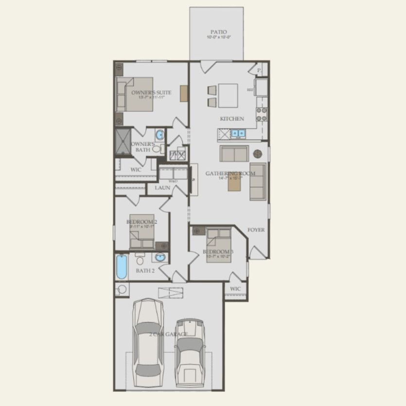 First Floor 3 br / 2 ba
