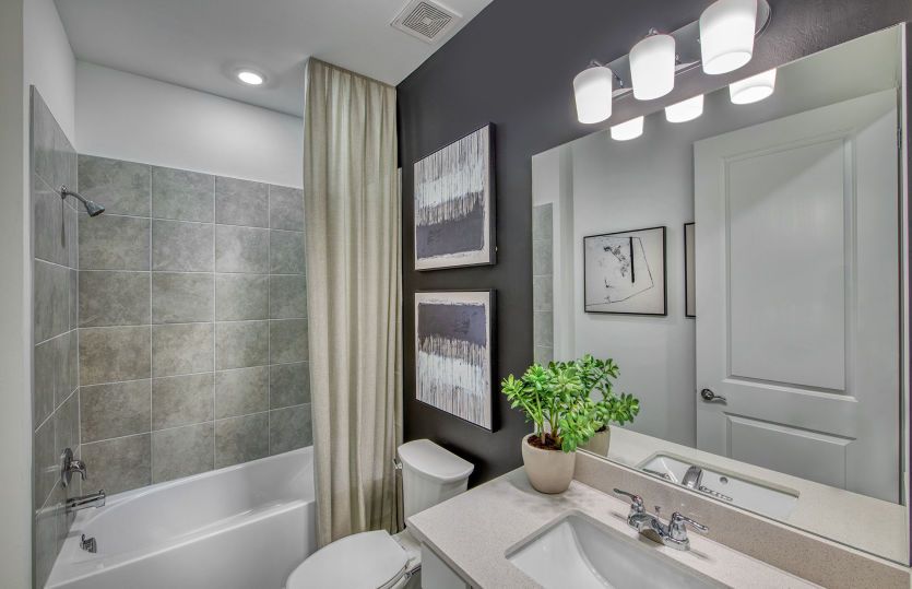 Secondary bathroom