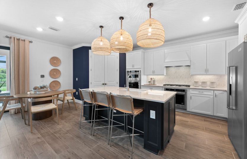 Innovative kitchen with ample storage space