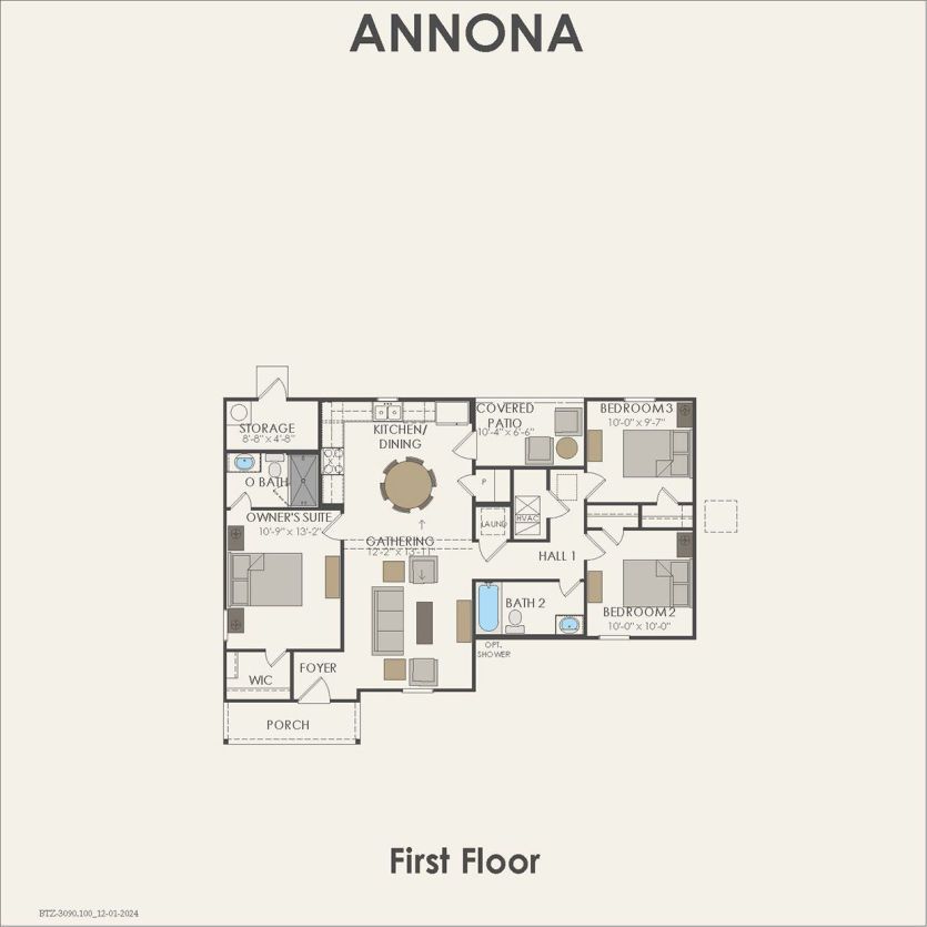 First Floor 3 br / 2 ba