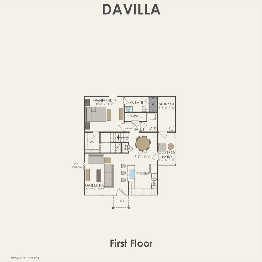 First Floor 3 br / 2 ba