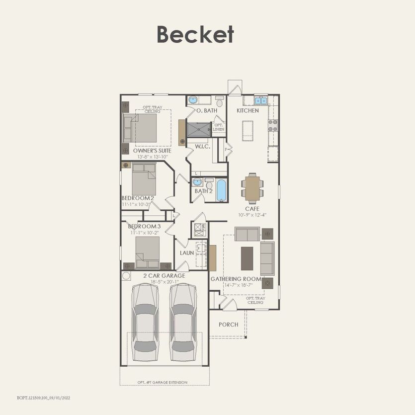 First Floor 3 br / 2 ba