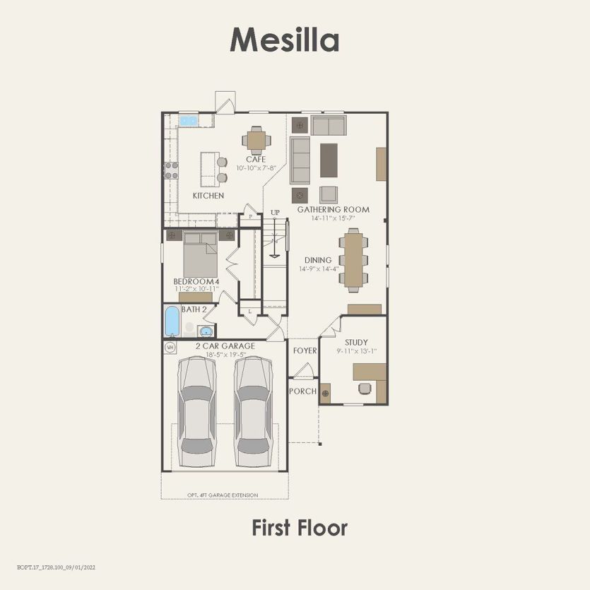 First Floor 4 br / 3 ba