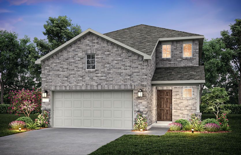 The Monroe, a 2-story new home showing Home Exterior LS201