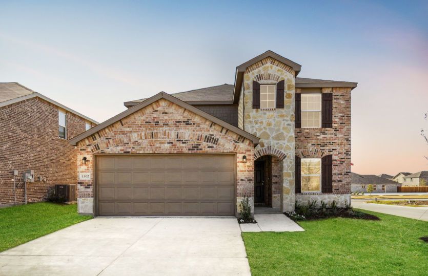 The Mesilla, a two-story home with 2-car garage