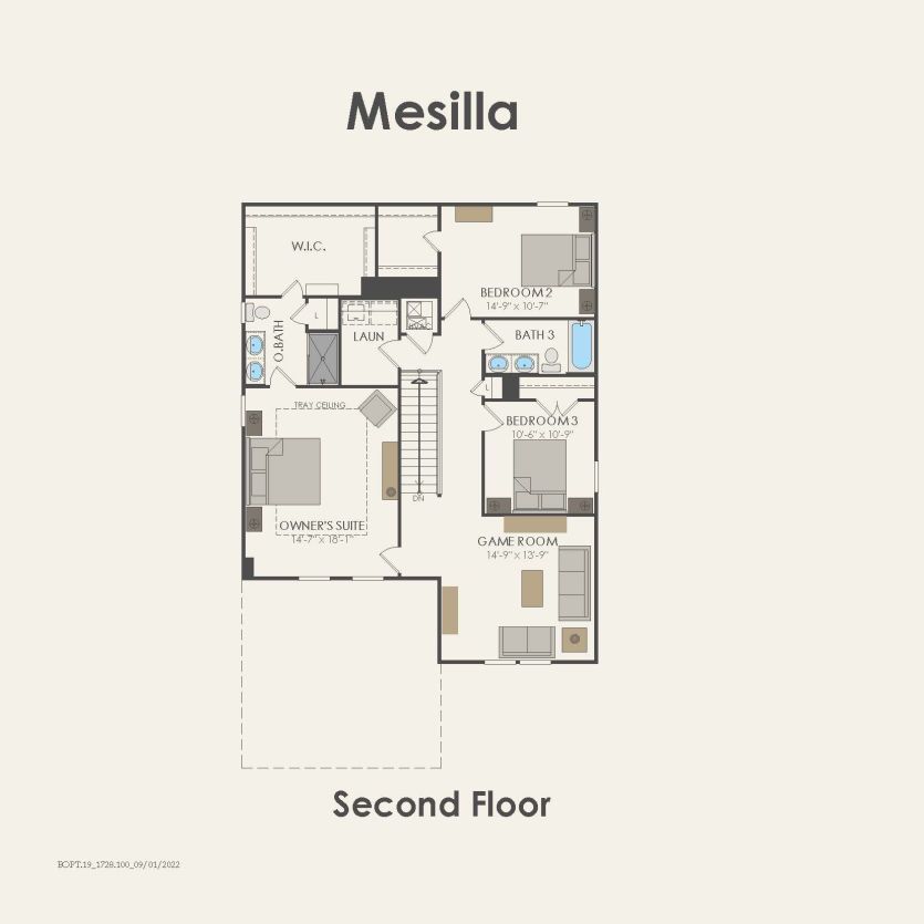 Second Floor 4 br / 3 ba