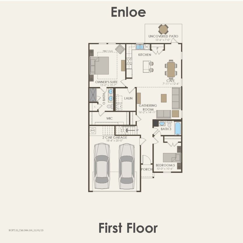 First Floor 5 br / 3 ba