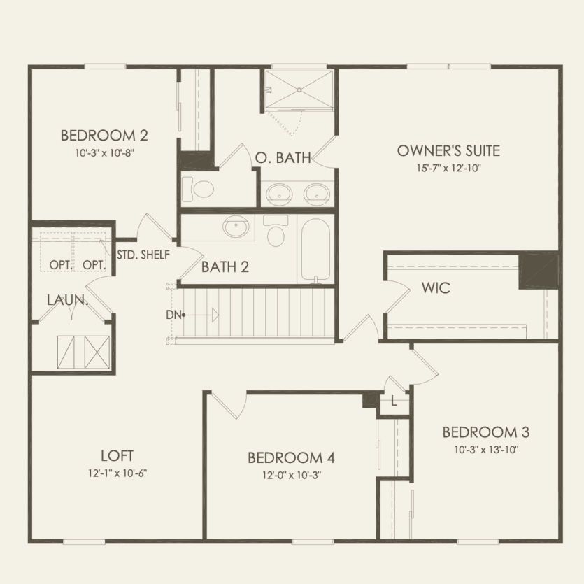 Second Floor 4 br / 2.5 ba