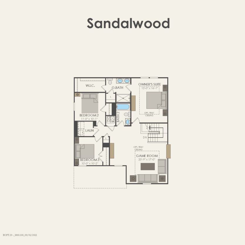 Second Floor 4 br / 3 ba