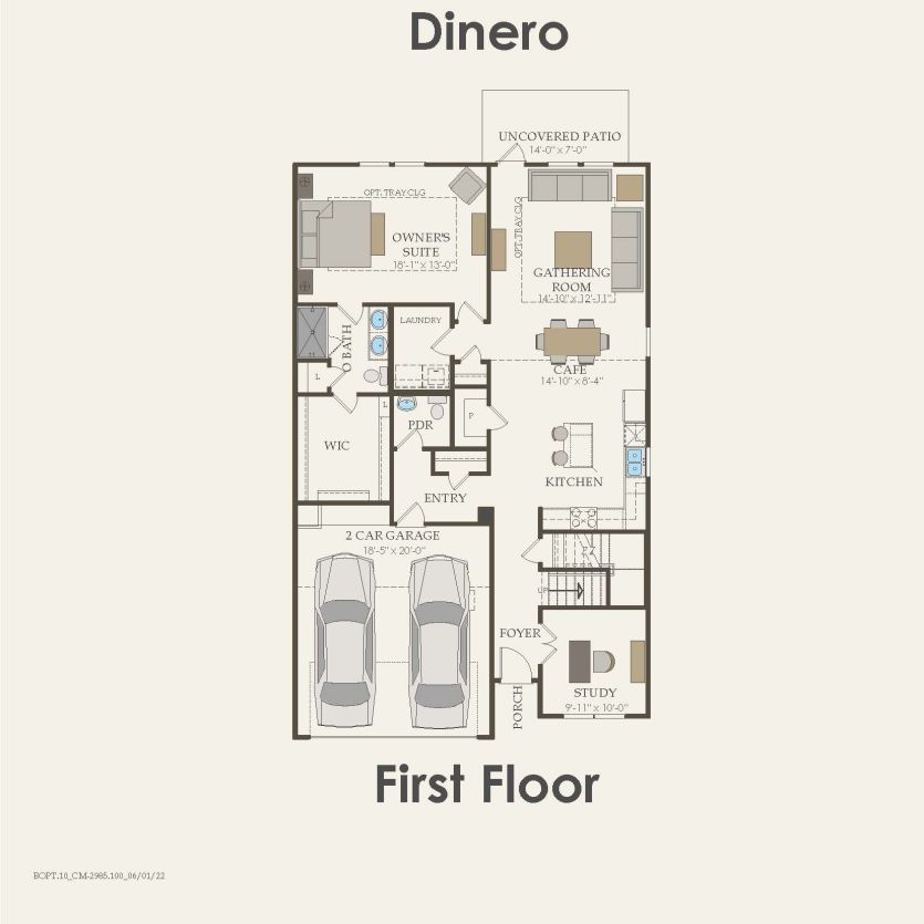 First Floor 4 br / 2.5 ba
