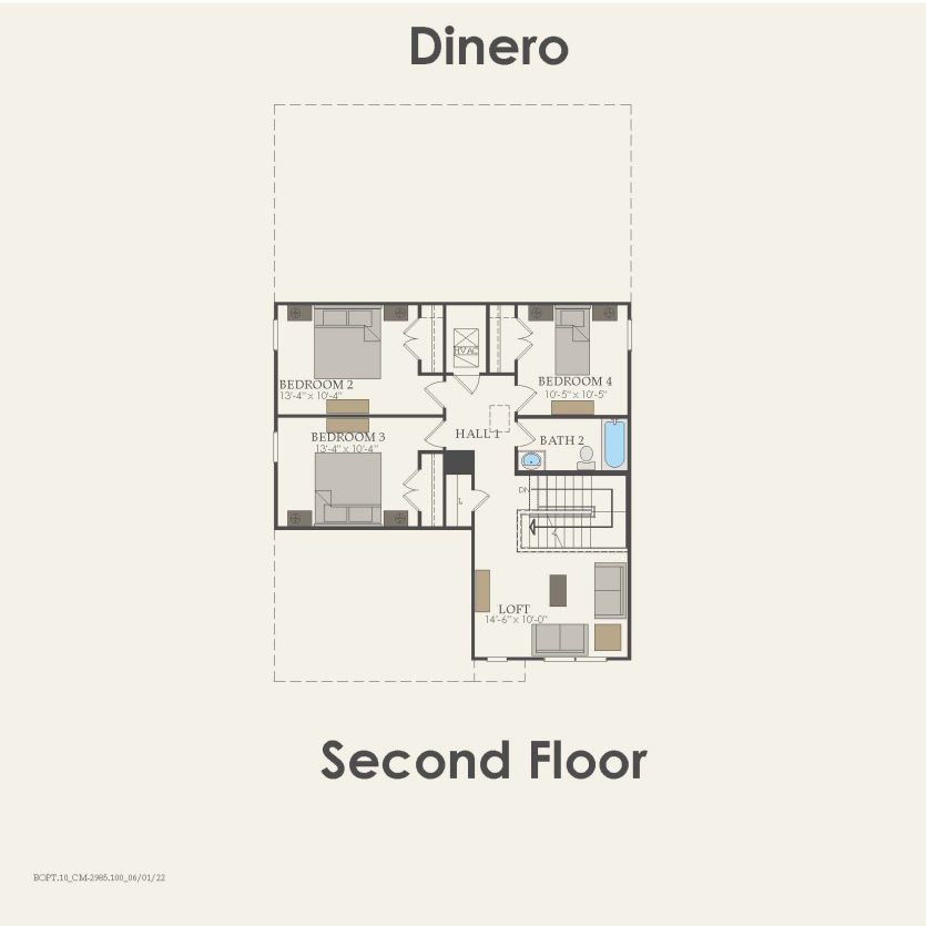 Second Floor 4 br / 2.5 ba