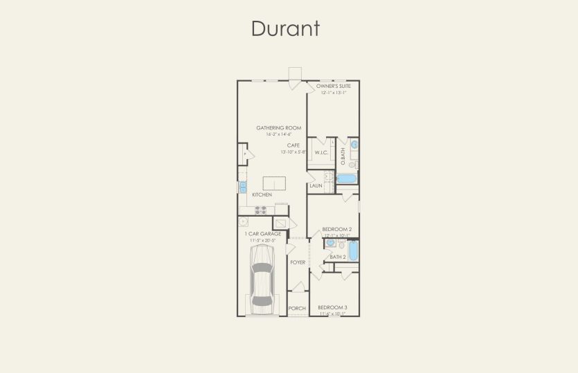 First Floor 3 br / 2 ba