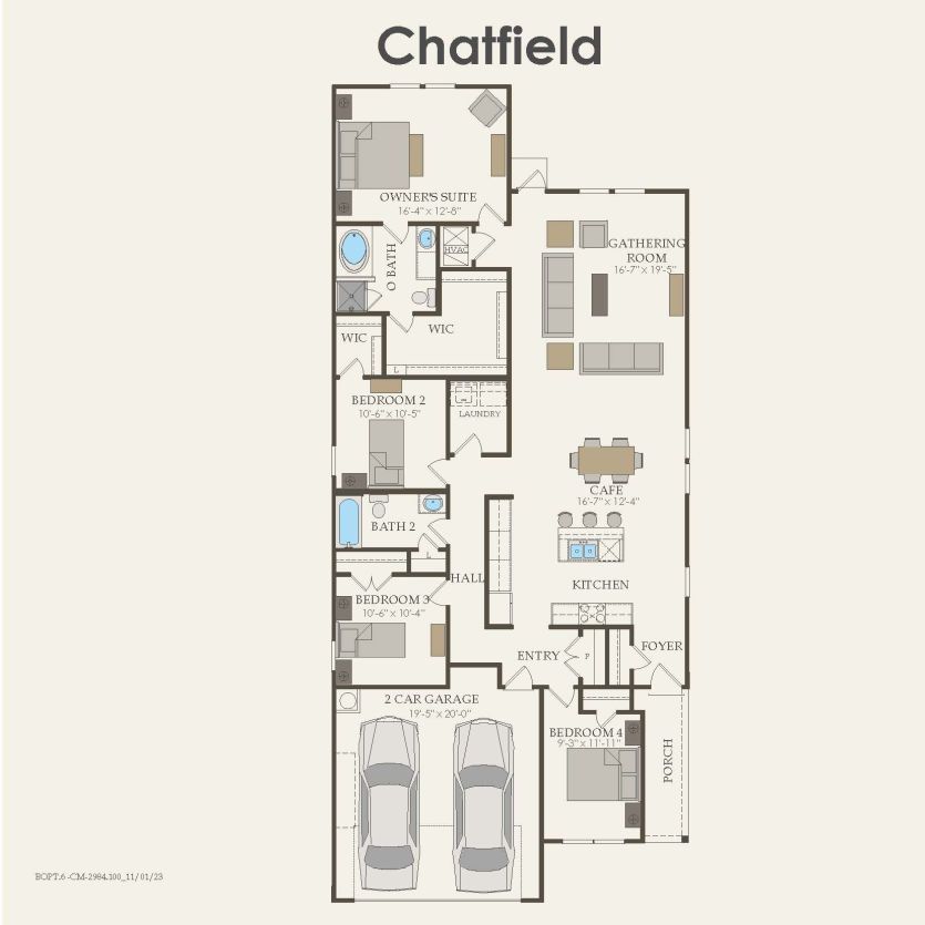 First Floor 4 br / 2 ba