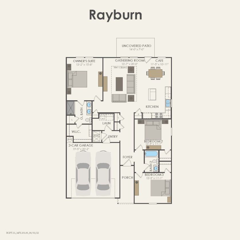 First Floor 3 br / 2 ba
