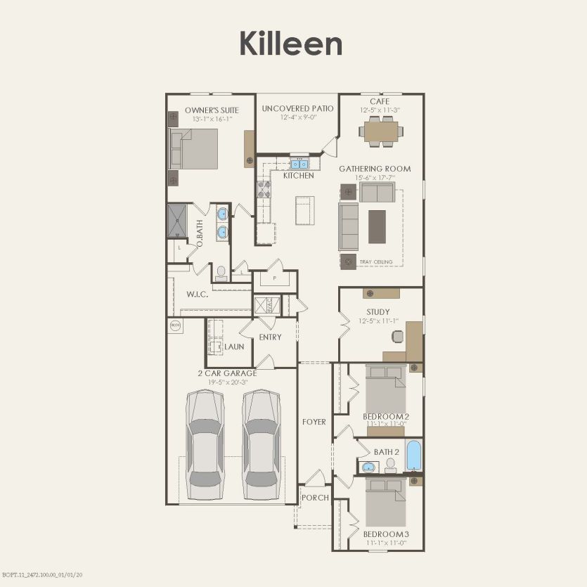 First Floor 3 br / 2 ba