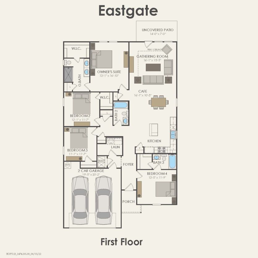 First Floor 4 br / 3 ba