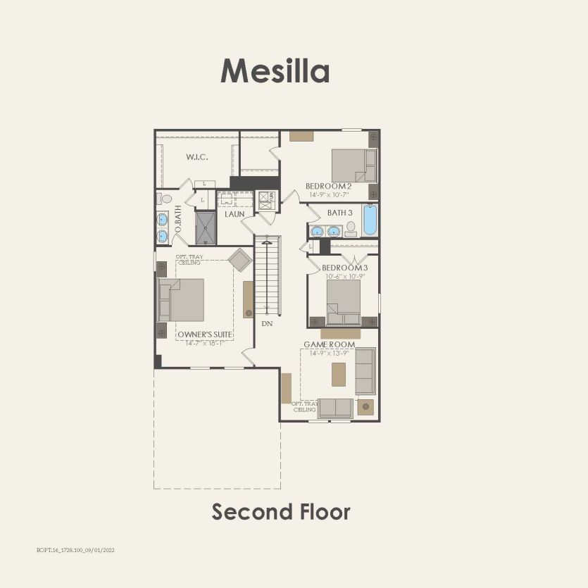 Second Floor 4 br / 3 ba