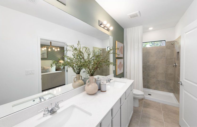 Owner's bathroom with shower