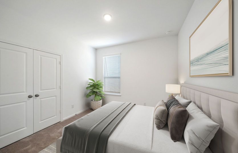 Virtually Staged Secondary Room