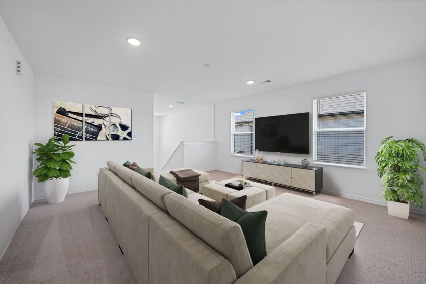 Virtually Staged Game Room