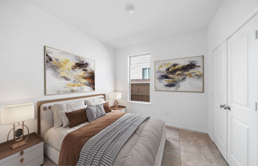 Virtually Staged Secondary Room