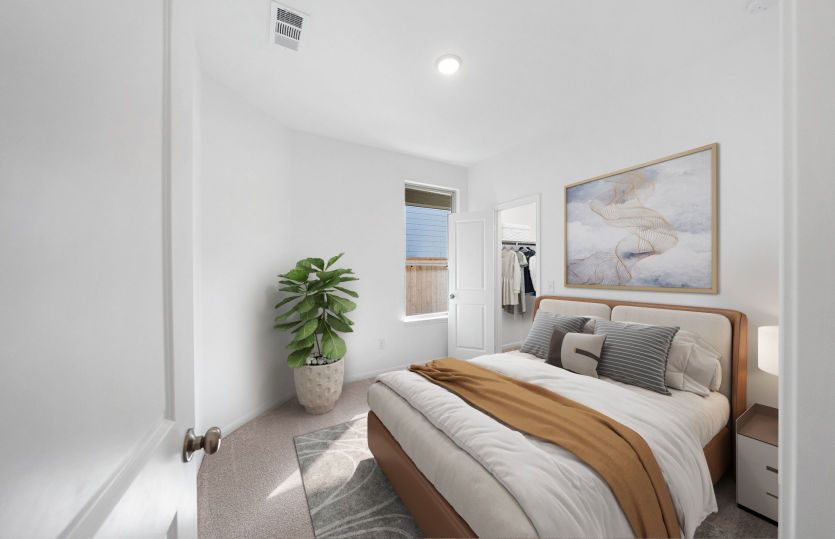 Virtually Staged Secondary Room