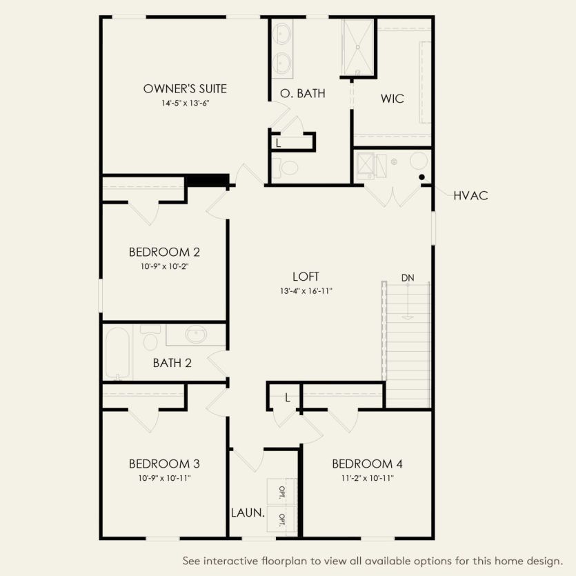 Second Floor 4 br / 2.5 ba