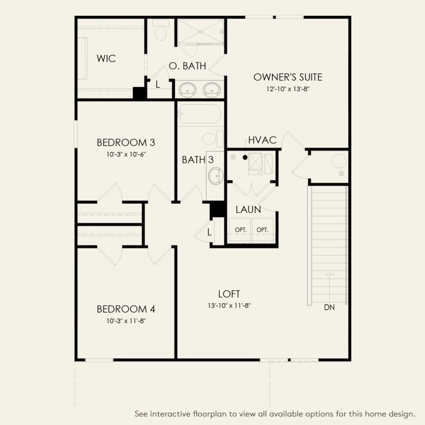 Second Floor 4 br / 2.5 ba