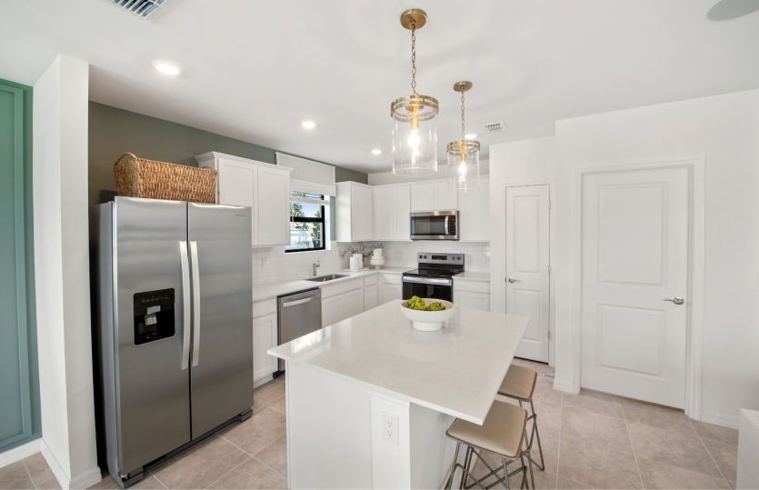 Kitchen with pantry space
