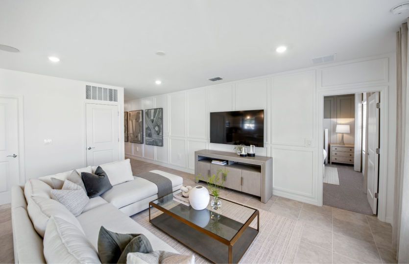 Open concept new home layout