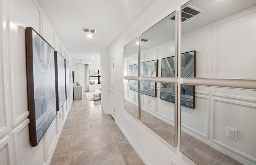 Foyer entry into this new home