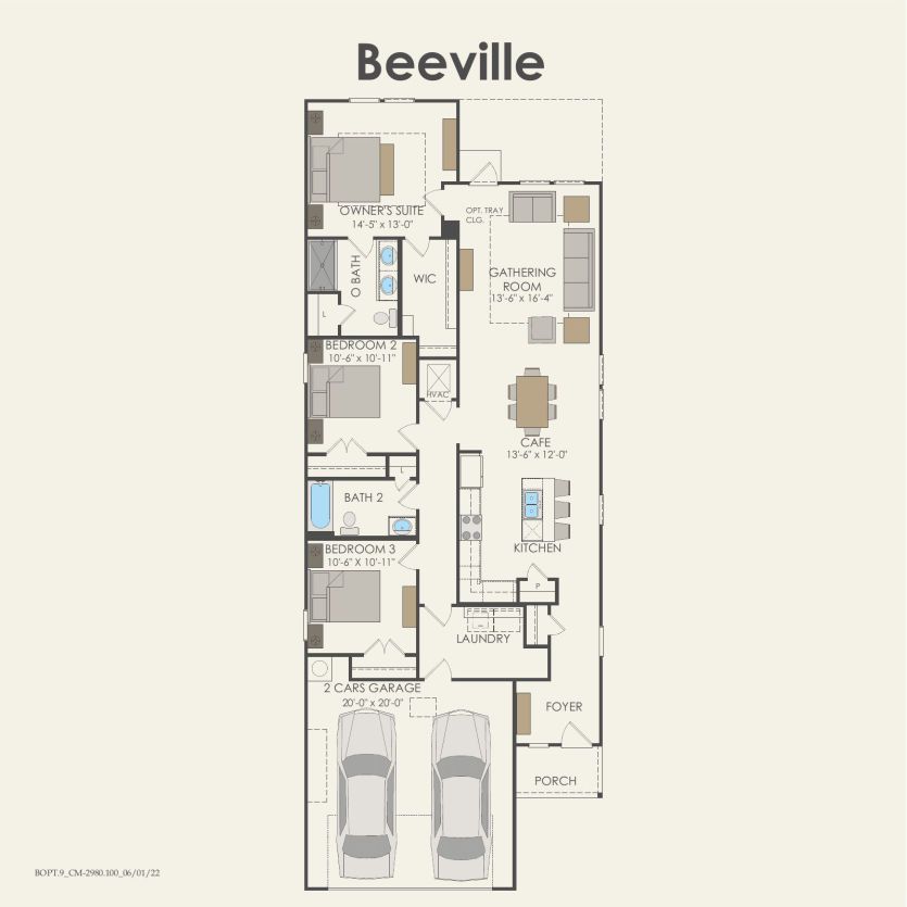 First Floor 3 br / 2 ba