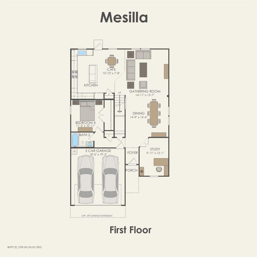 First Floor 4 br / 3 ba