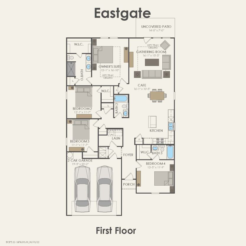 First Floor 4 br / 3 ba