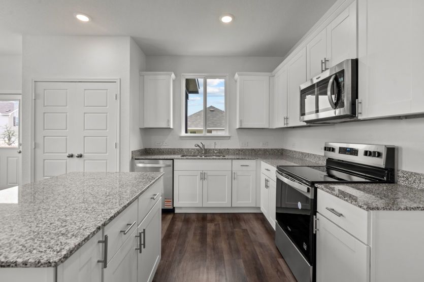 Electric Stove in Kitchen