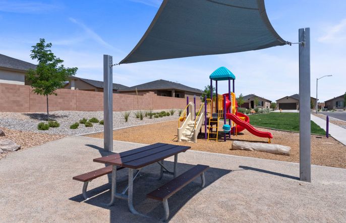 Shaded Seating at Park