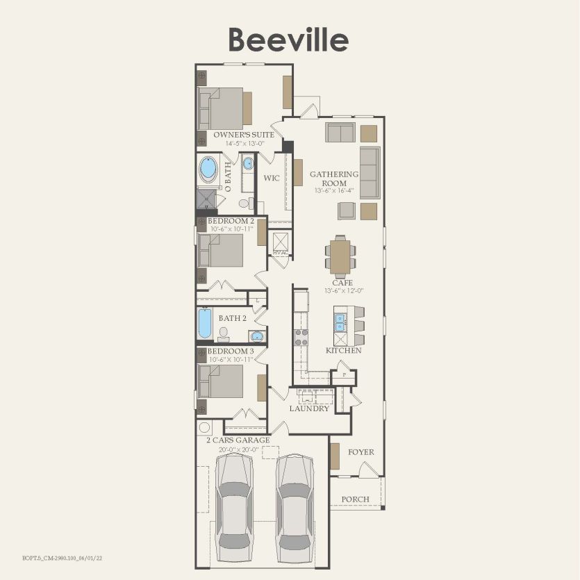 First Floor 3 br / 2 ba