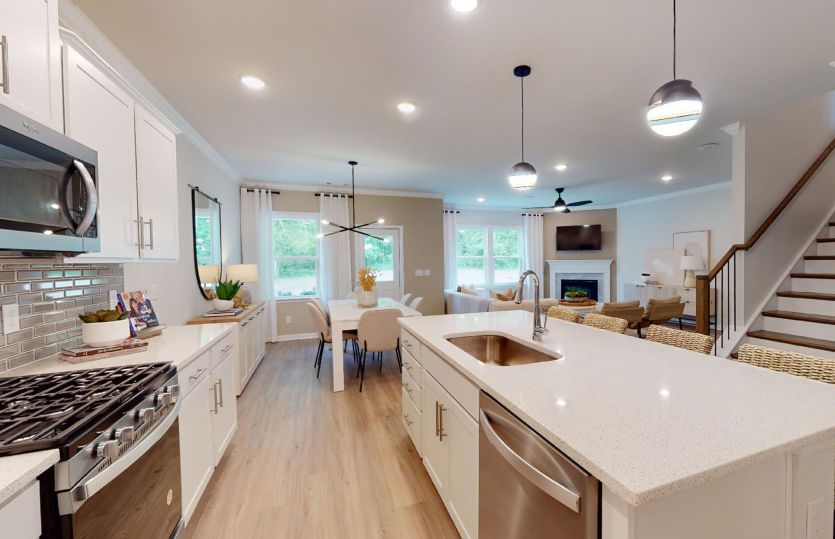 Open Kitchen to Gathering Room