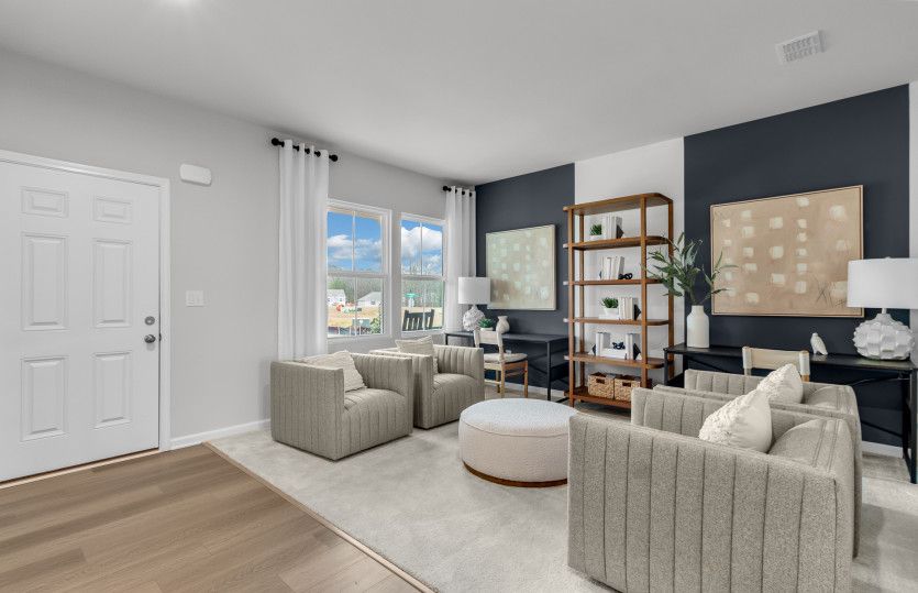 Flex Space can be used as a Formal Dining Room - Model Representation