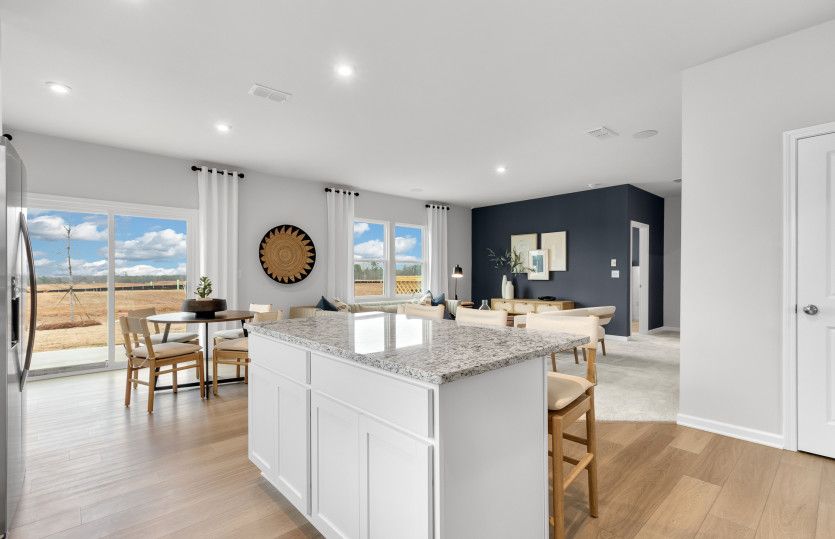 Spacious Kitchen has Ample Storage - Model Representation
