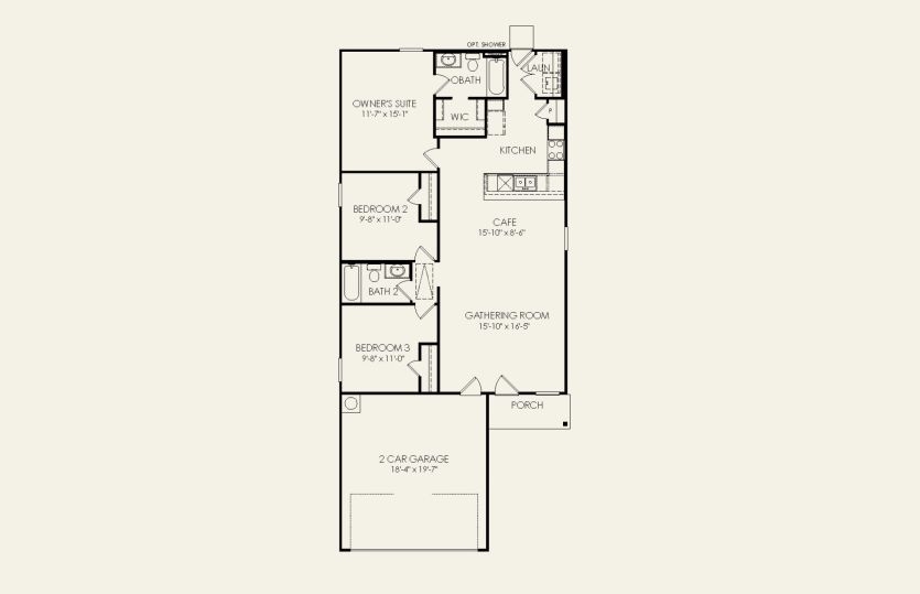 First Floor 3 br / 2 ba