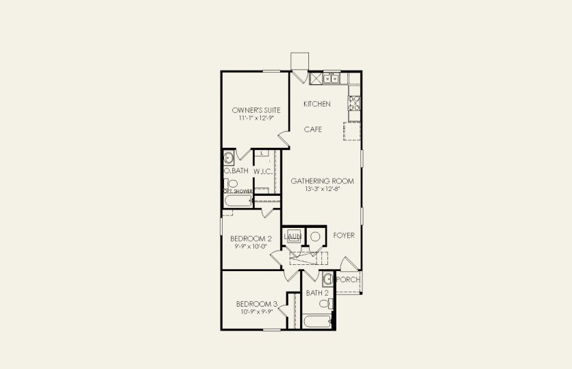 Bastrop - Floorplan