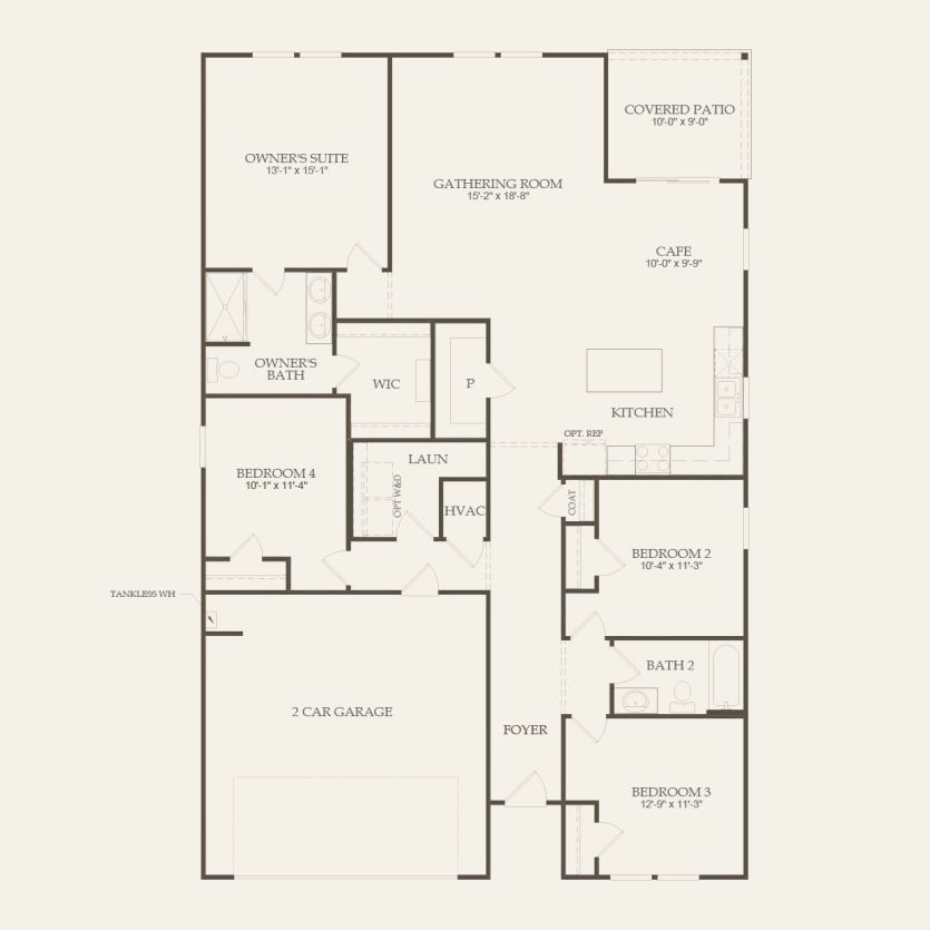First Floor 4 br / 2 ba