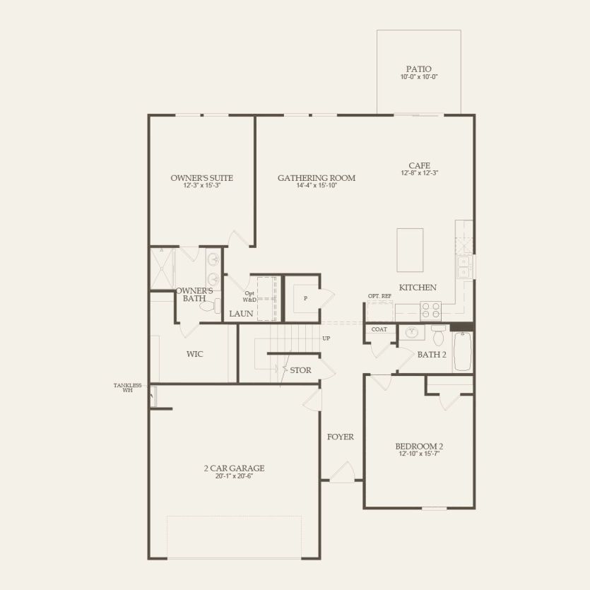 First Floor 5 br / 3 ba
