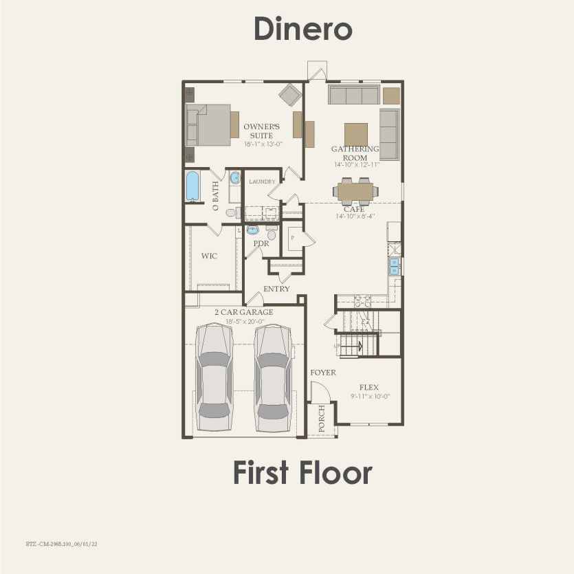 First Floor 4 br / 2.5 ba