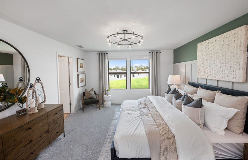 Owner's bedroom located on the 2nd floor pf this 2-story home