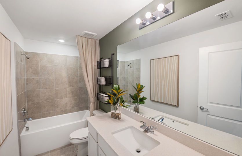 Secondary bathroom