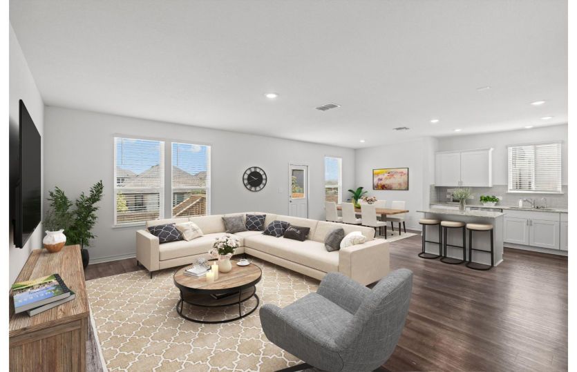 Open Kitchen & Gathering Room