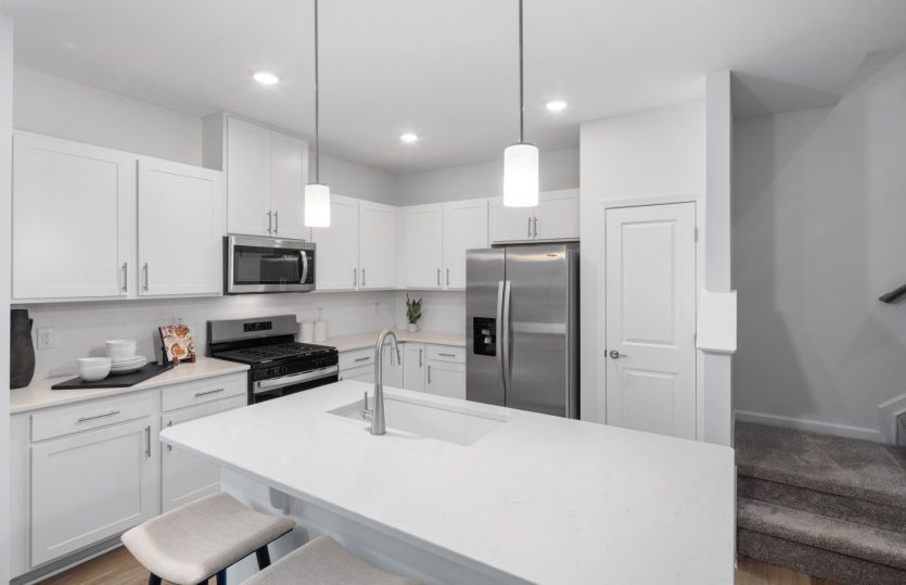 Spacious Kitchen with Large Island