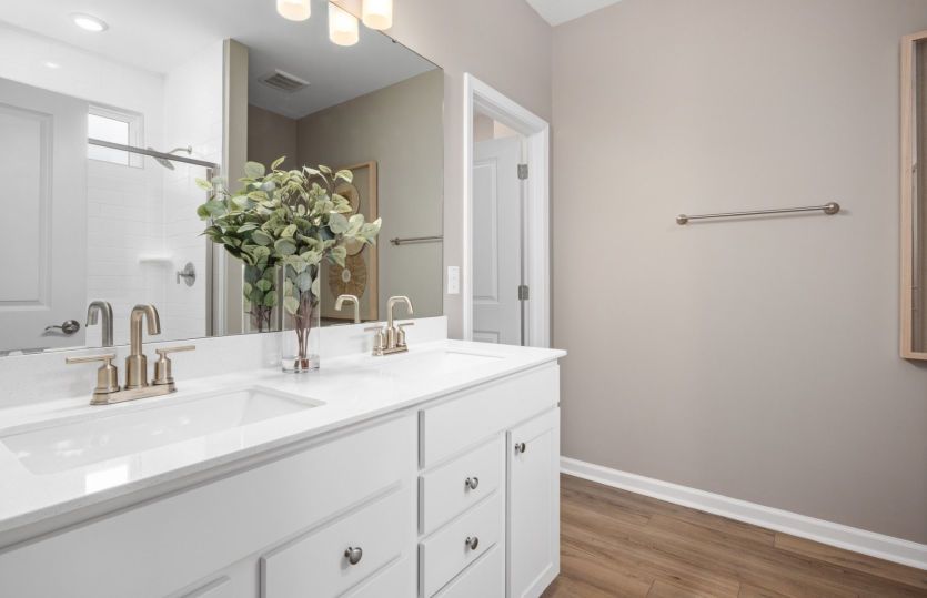 Owners Bath with Double Vanity